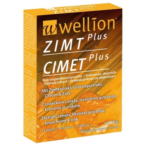 Wellion Cimet Plus kapsule, 30 kapsul