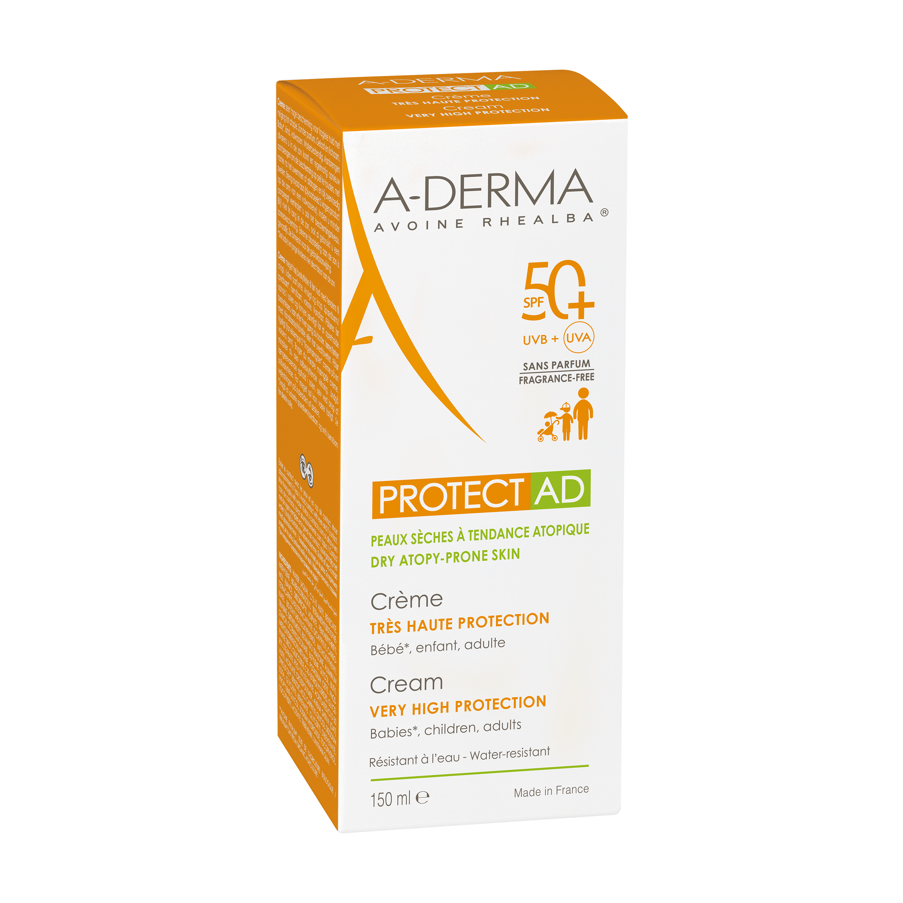 A-Derma Protect AD krema ZF50+, 150 ml