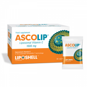 Ascolip liposomski vitamin C 1000 mg, 30 vrečic po 5 g 
