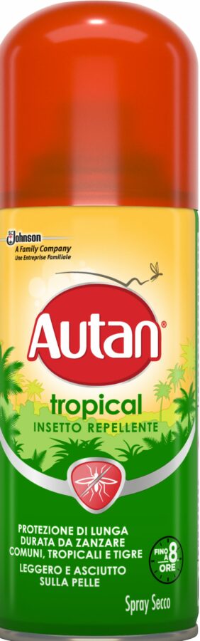 Autan Tropical suhi sprej za zaščito pred piki insektov, 100 ml
