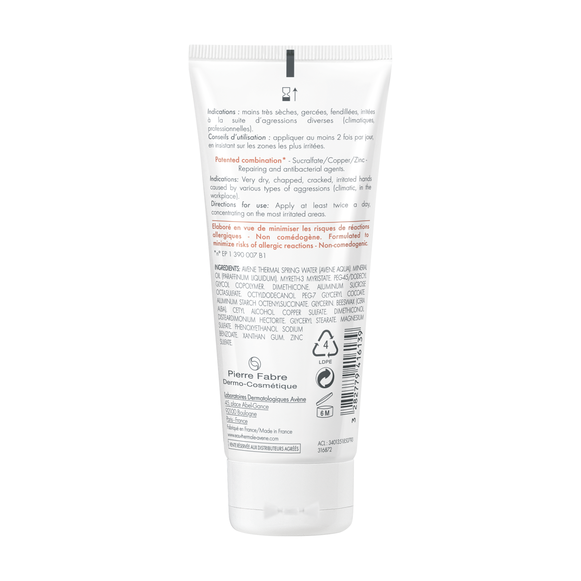 Avène Cicalfate obnavljajoča krema za roke, 100 ml