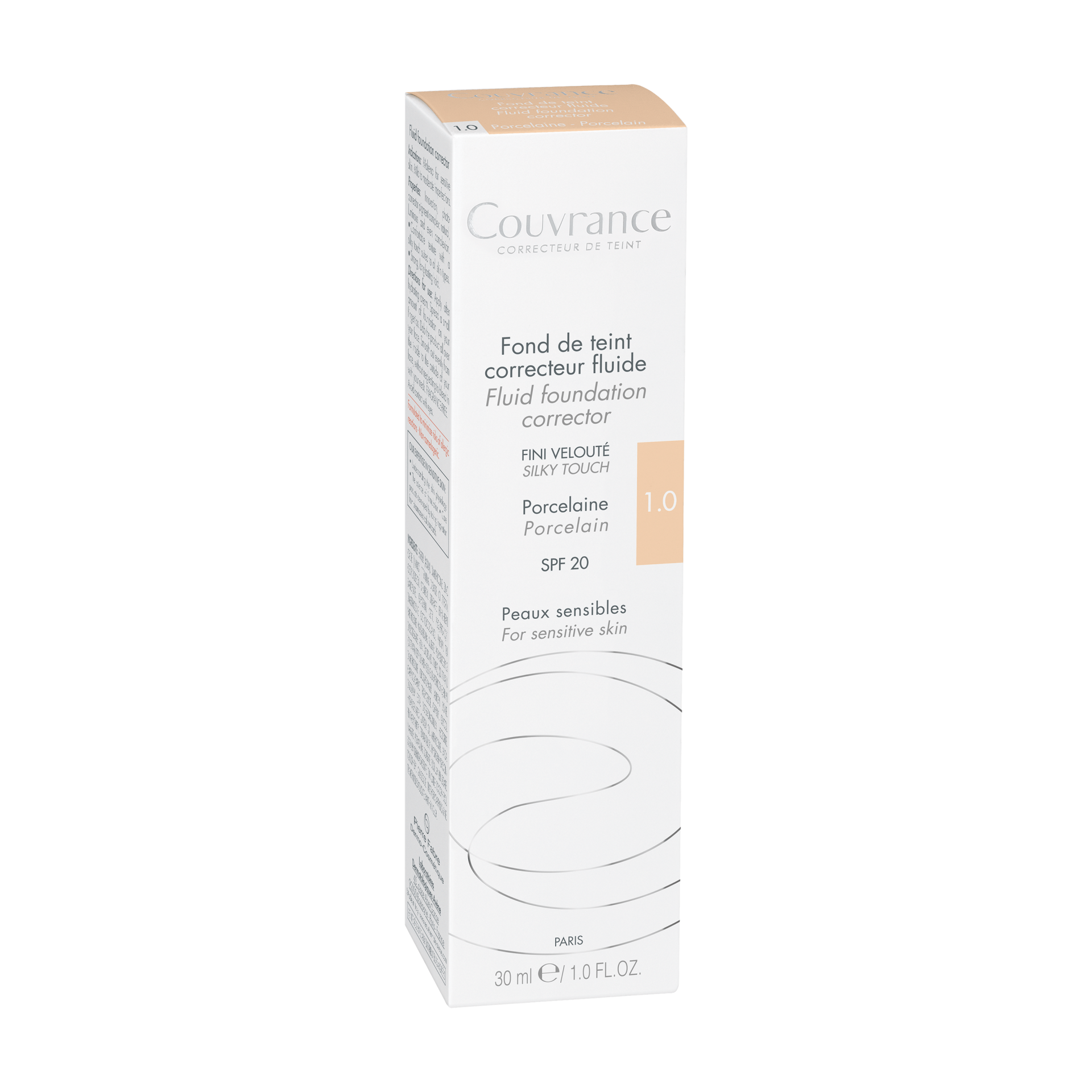 Avène Couvrance korektivni tekoči puder (01 porcelaine), 30 ml
