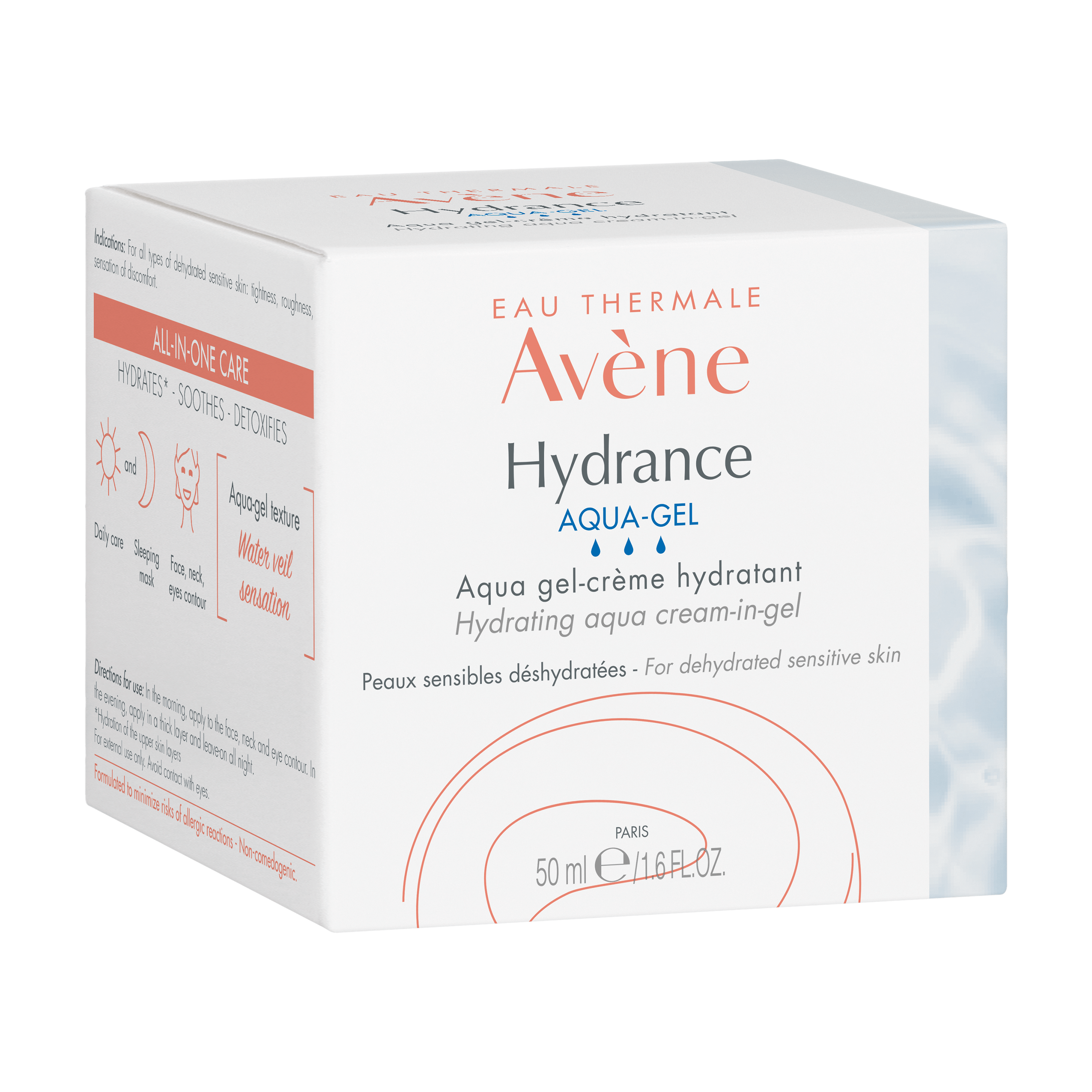 Avène Hydrance Aqua-Gel vlažilna gel krema, 50 ml