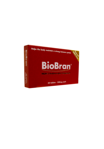 BioBran 250 mg, 50 tablet