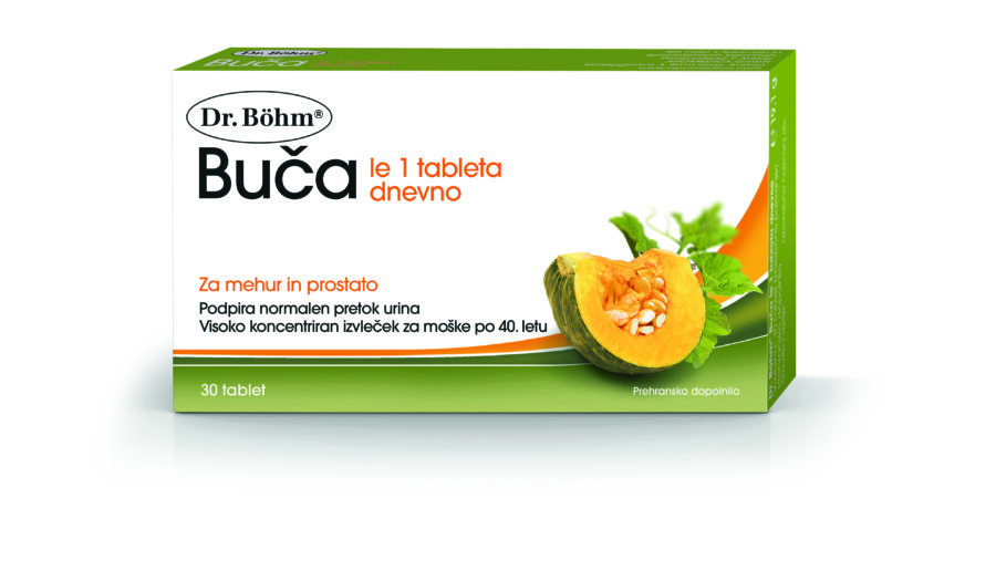 Dr. Böhm Buča le 1 tableta dnevno, 30 tablet