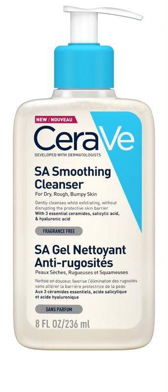 CeraVe SA gel za čiščenje suhe in grobe kože, 236 ml