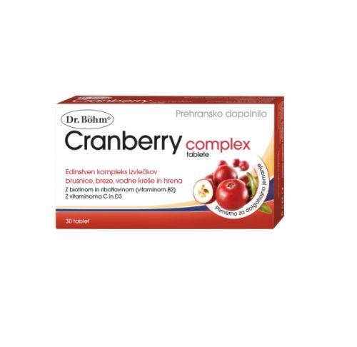 Dr. Böhm Cranberry complex tablete, 30 tablet