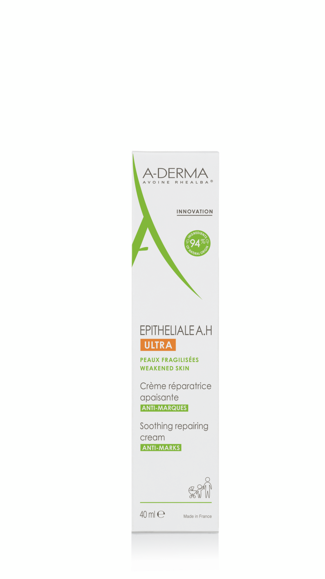 A-Derma Epitheliale A.H Ultra pomirjajoča in obnavljajoča krema, 40 ml