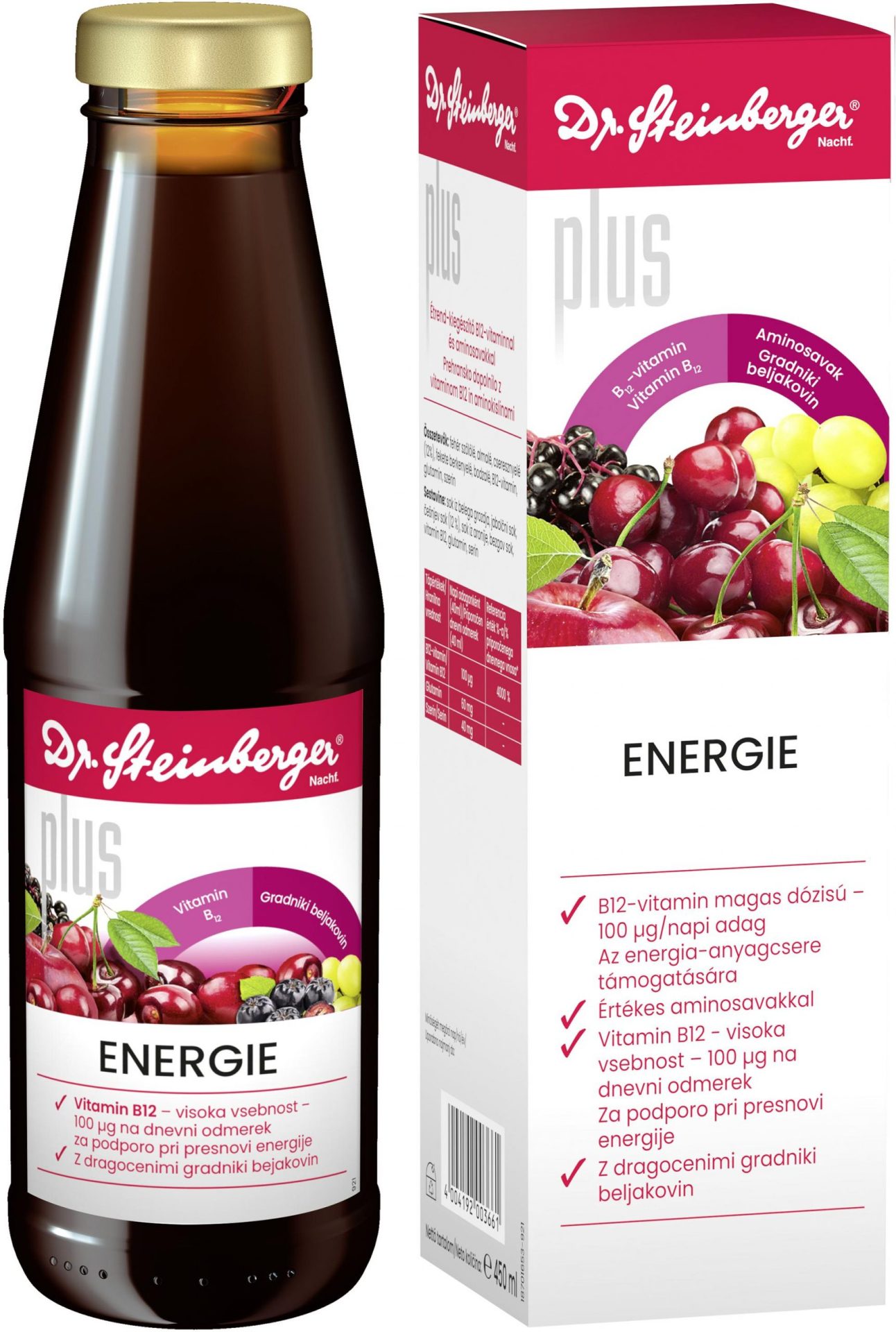Dr. Steinberger – Energie plus tonik, 450 ml