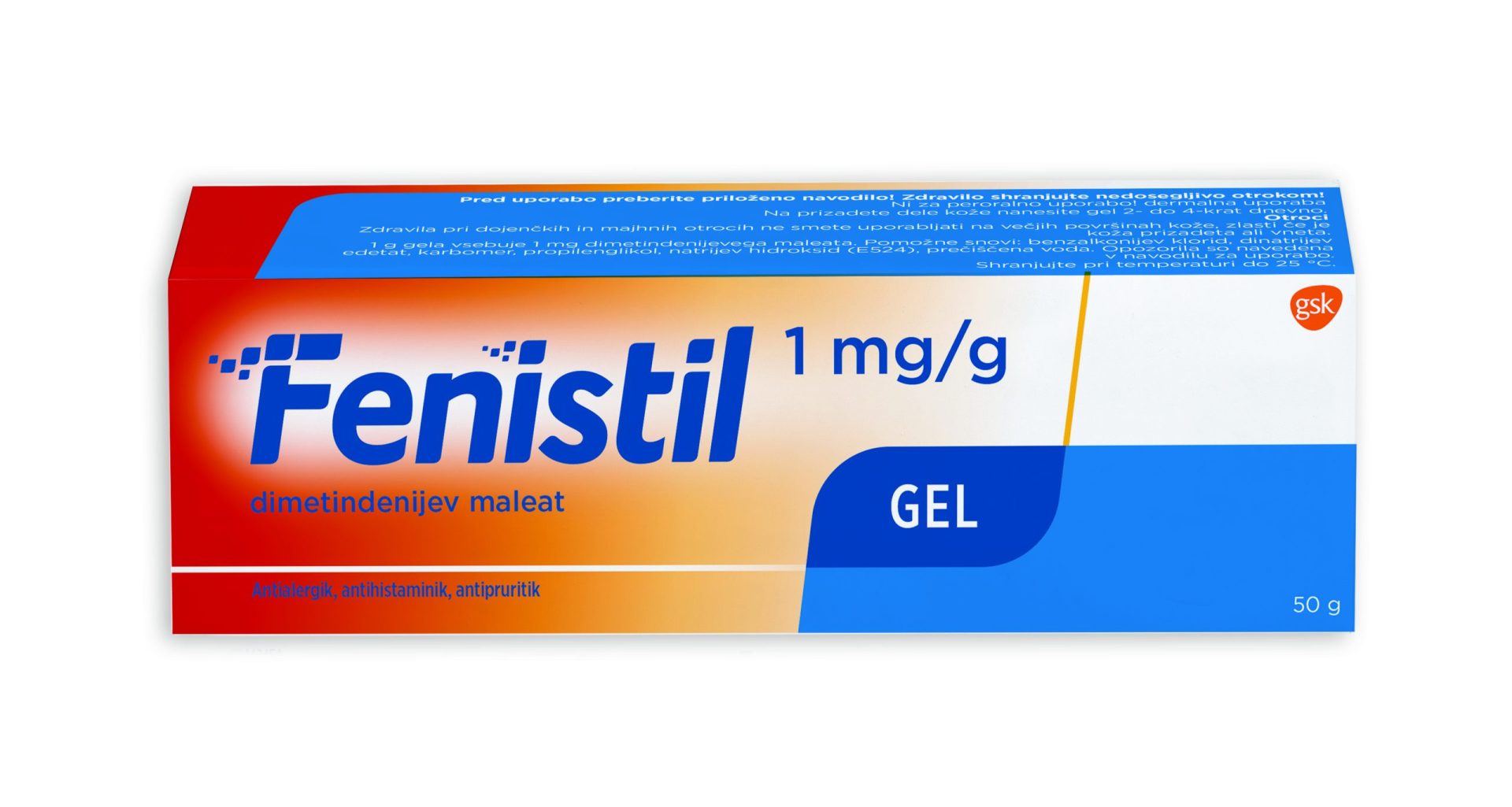 Fenistil gel 1 mg/g, 50 g
