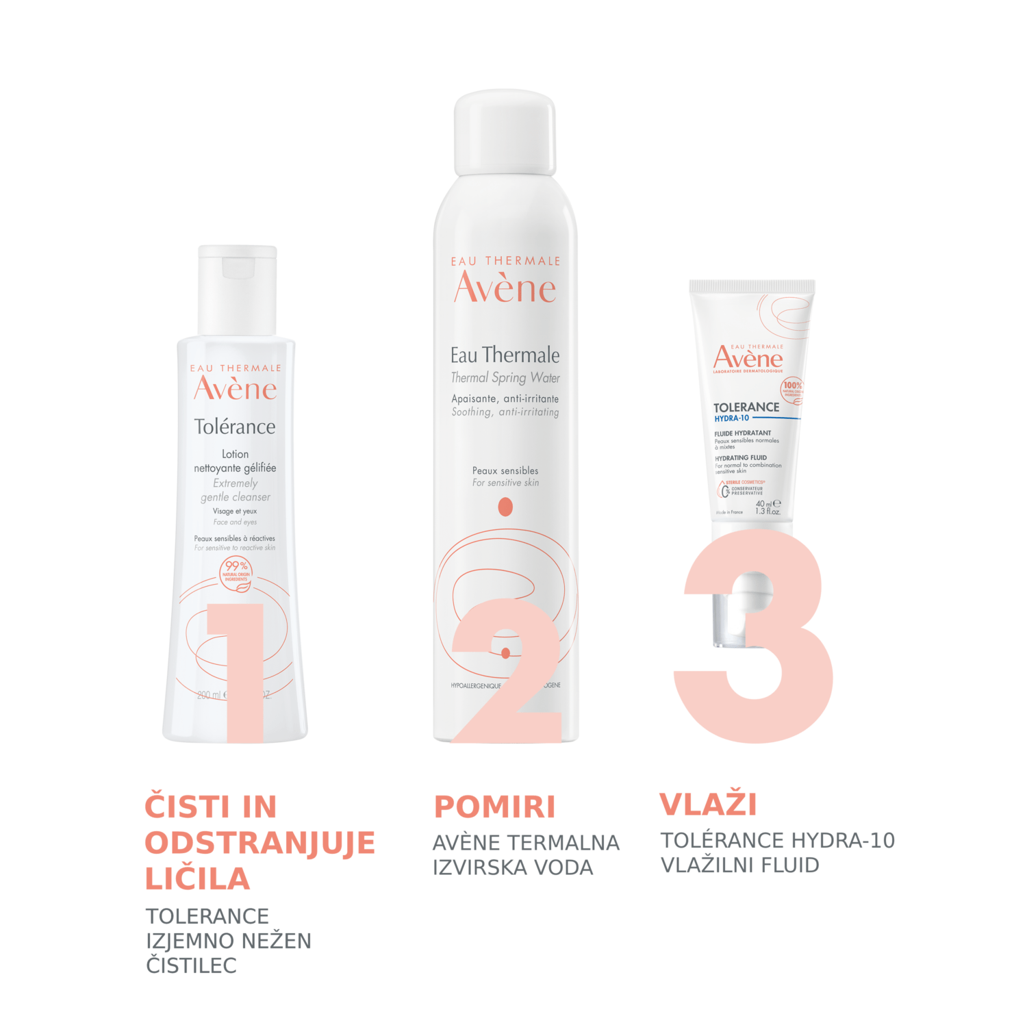 Avène Tolerance Hydra 10 vlažilni fluid, 40 ml