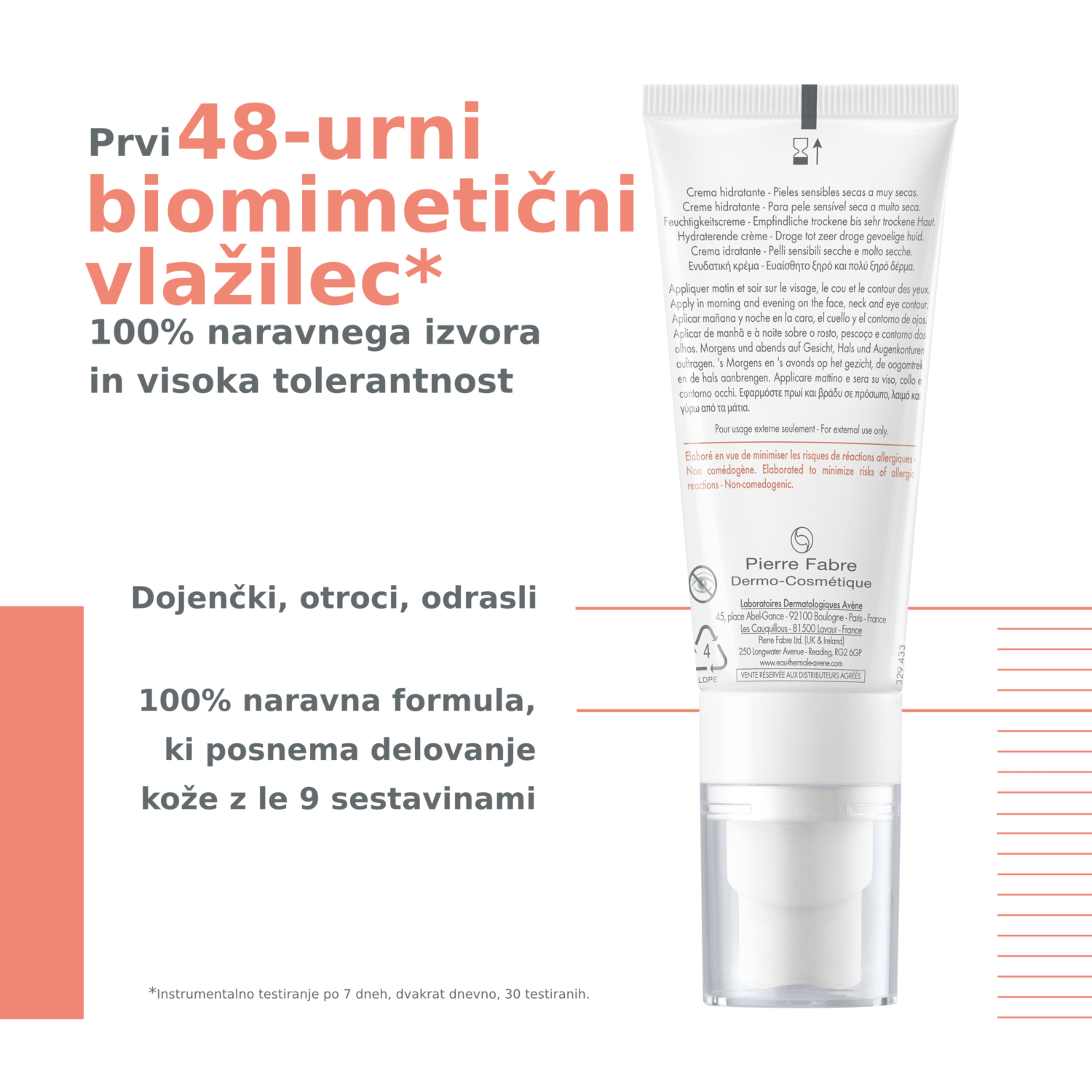 Avène Tolerance Hydra 10 vlažilni fluid, 40 ml