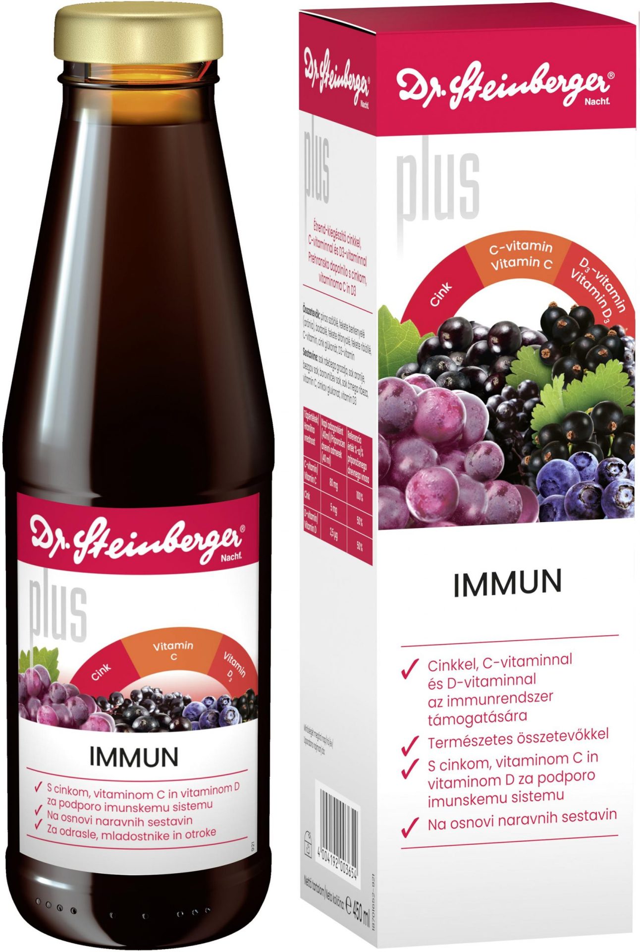 Dr. Steinberger – Immun plus tonik, 450 ml