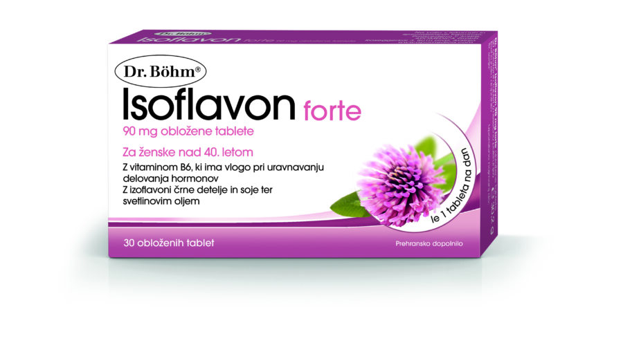 Dr. Böhm Isoflavon 90 mg forte, 30 obloženih tablet