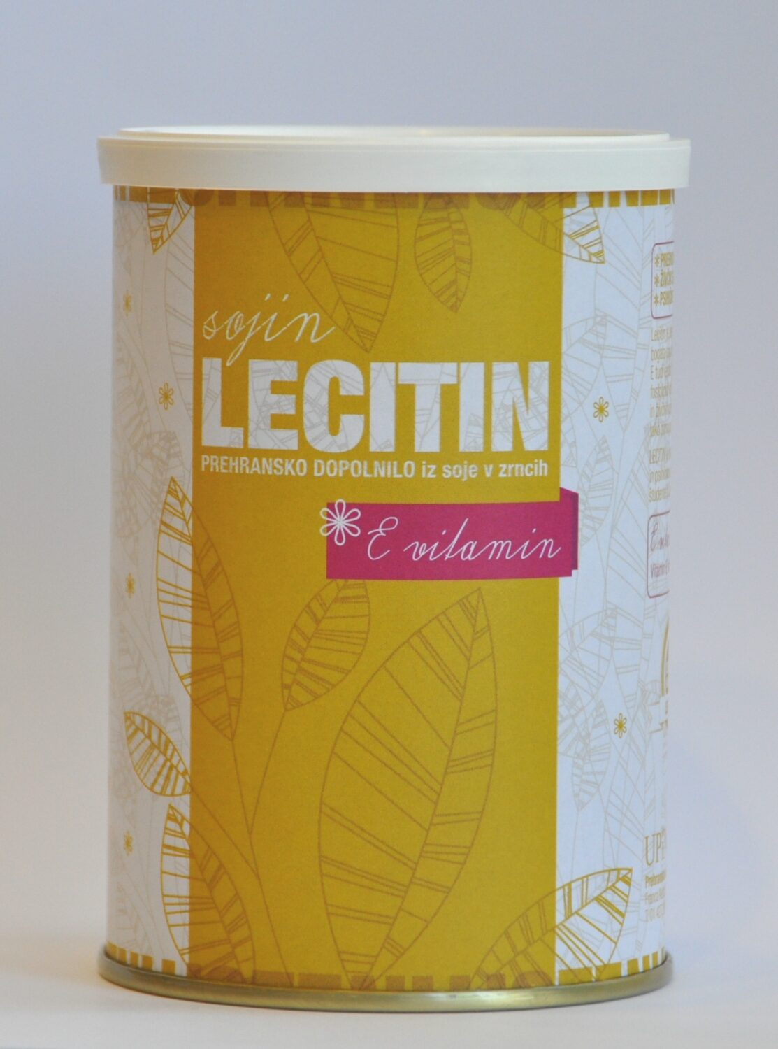 Upina Sojin lecitin z E vitaminom granulat, 180 g