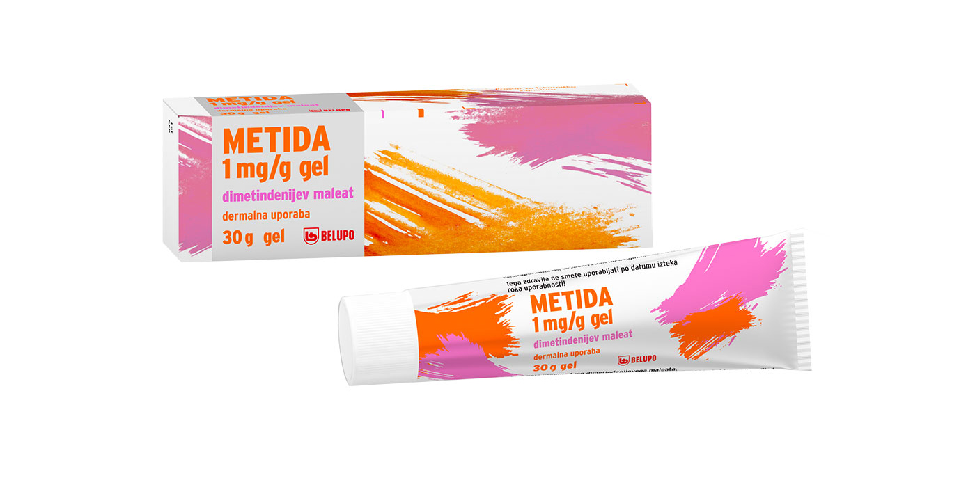 Metida 1 mg/g gel, 50 g