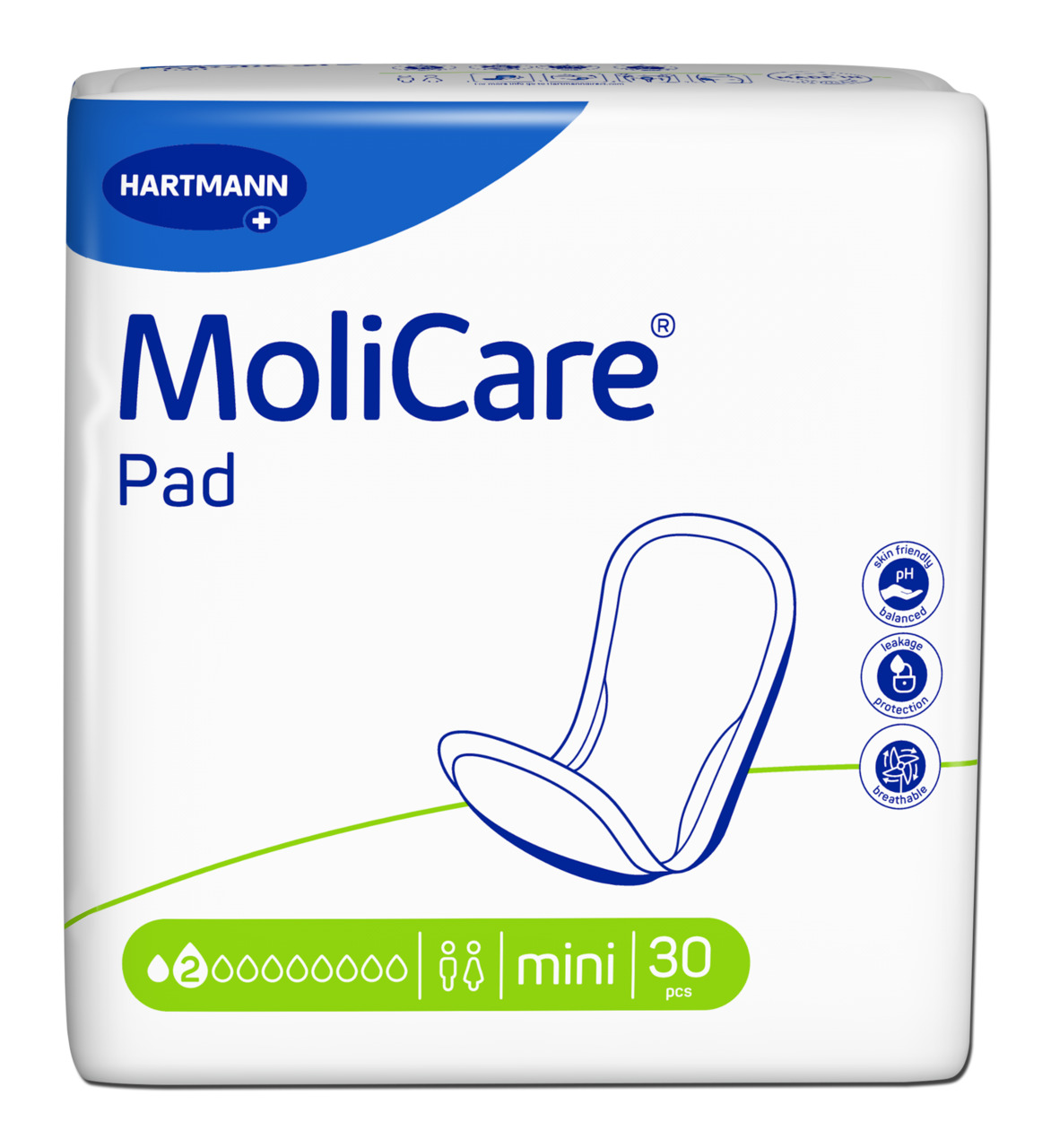 MoliCare Pad 2 kapljici – mini, 30 predlog