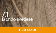 BioKap Nutricolor 7.1 barva za lase – švedsko blond, 140 ml