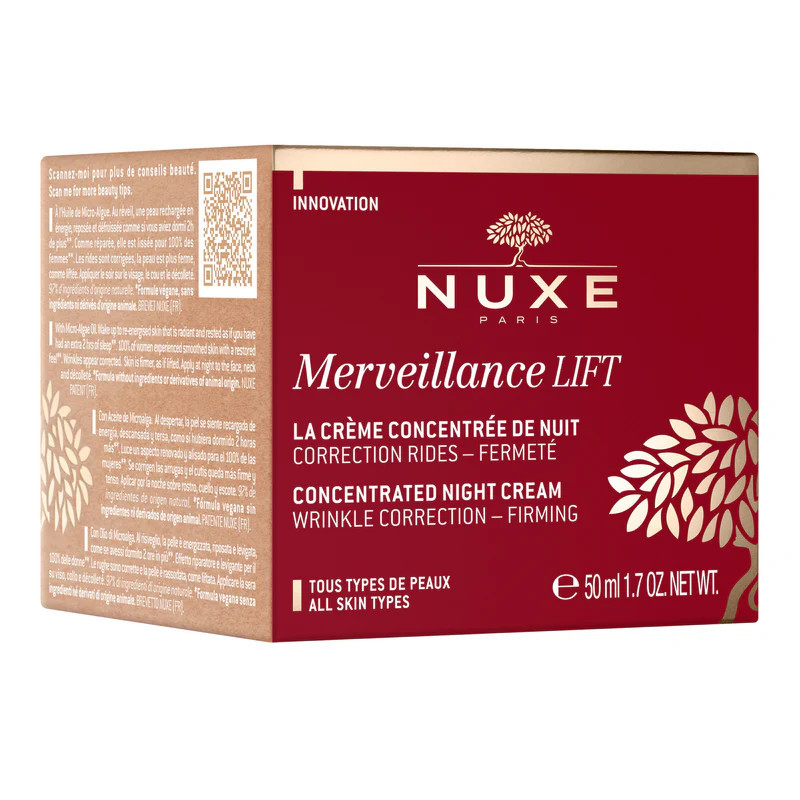 Nuxe Merveillance Lift intenzivna nočna krema, 50 ml