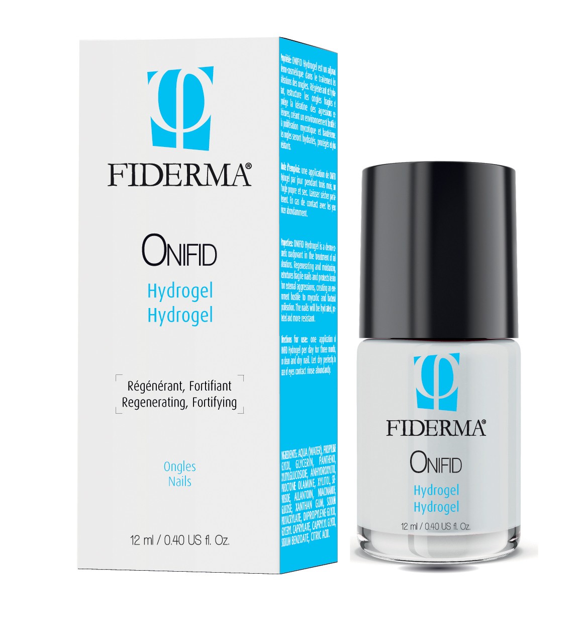 Fiderma Onifid Hydrogel gel za poškodbe in obolenja nohtov, 12 ml