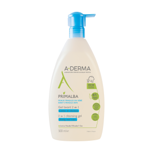 A-Derma Primalba gel za umivanje telesa in las, 500 ml 