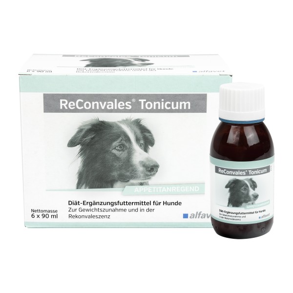 Reconvales Tonicum Dog tekočina za pse, 6 stekleničk po 90 ml tekočine