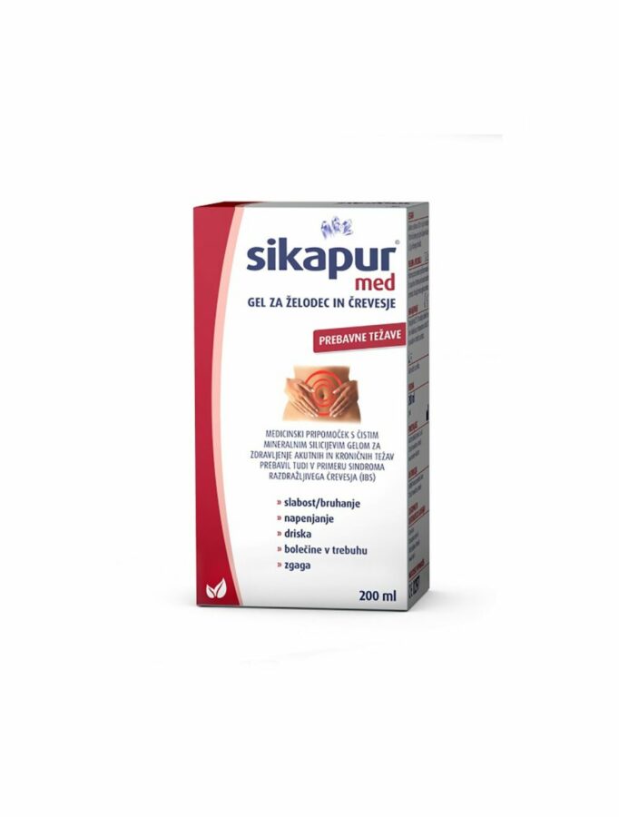 Sikapur med gel za želodec in črevesje, 200 ml