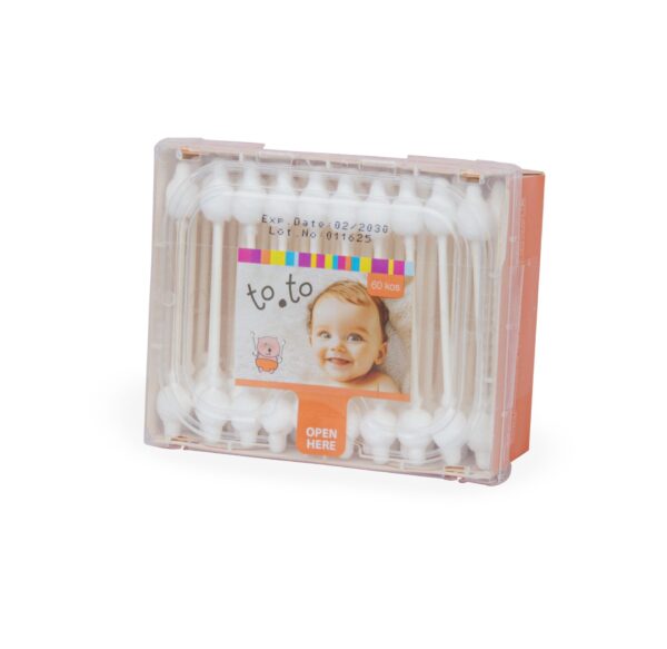 to.to biorazgradljive vatirane palčke, 60 kos