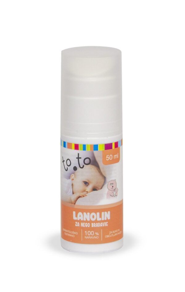 to.to lanolin za nego bradavic, 50 ml