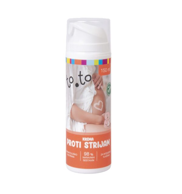 to.to naravna krema proti strijam, 150 ml