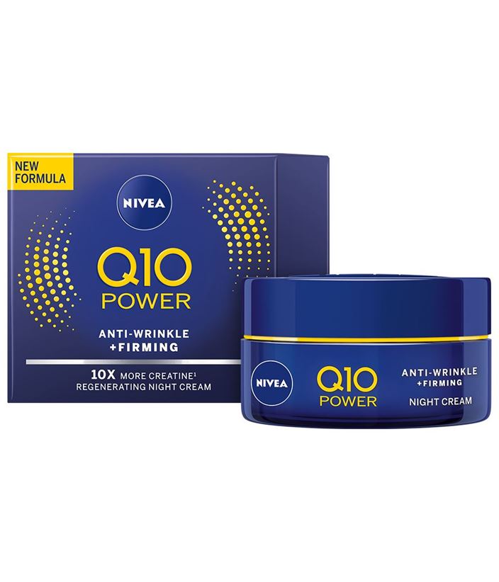 NIVEA nočna krema Q10 POWER Anti-Wrinkle + Firming, 50 ml
