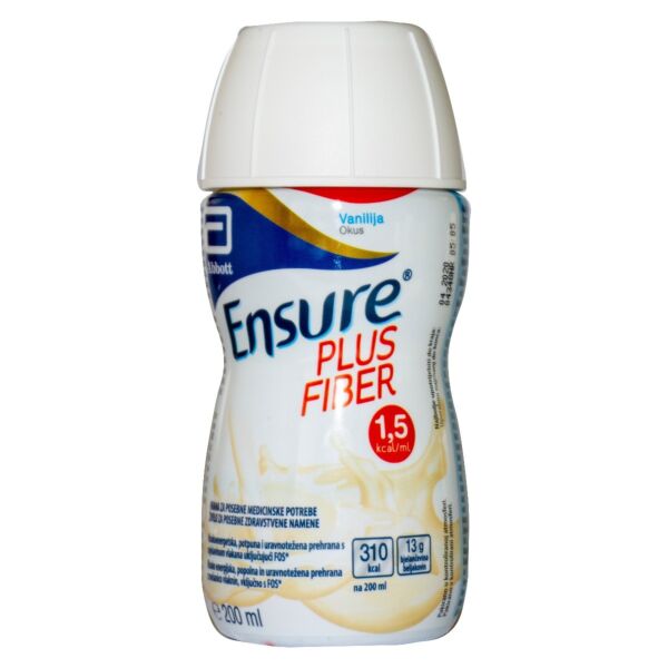 Ensure Plus Fibre okus vanilja, 200 ml