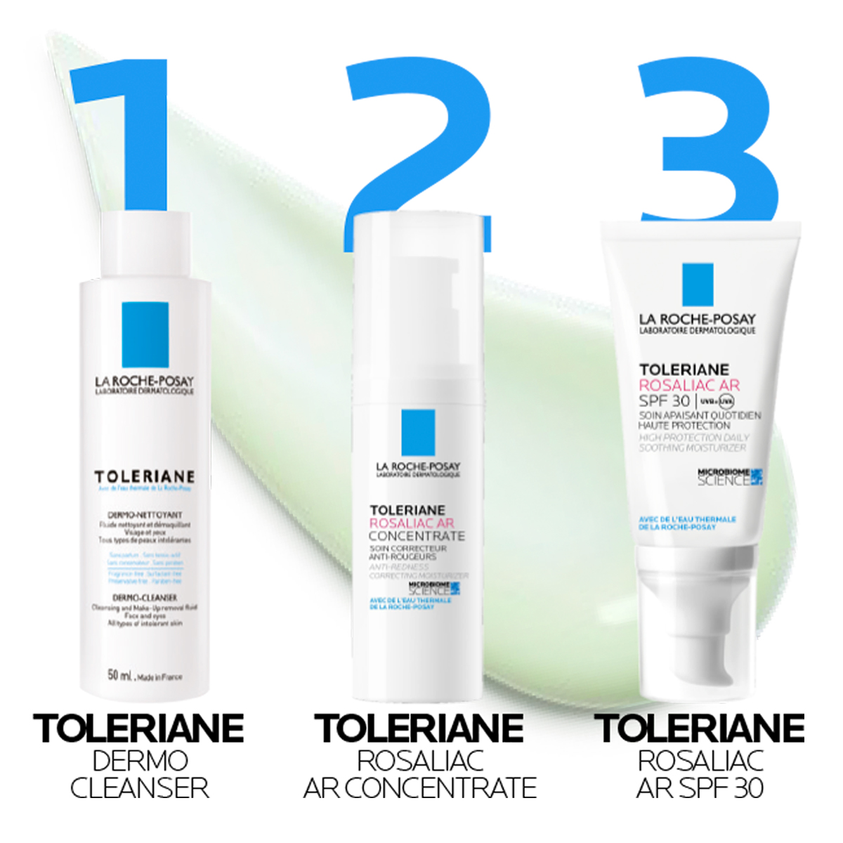 LRP Toleriane Rosaliac AR korektivna vlažilna nega, 40 ml