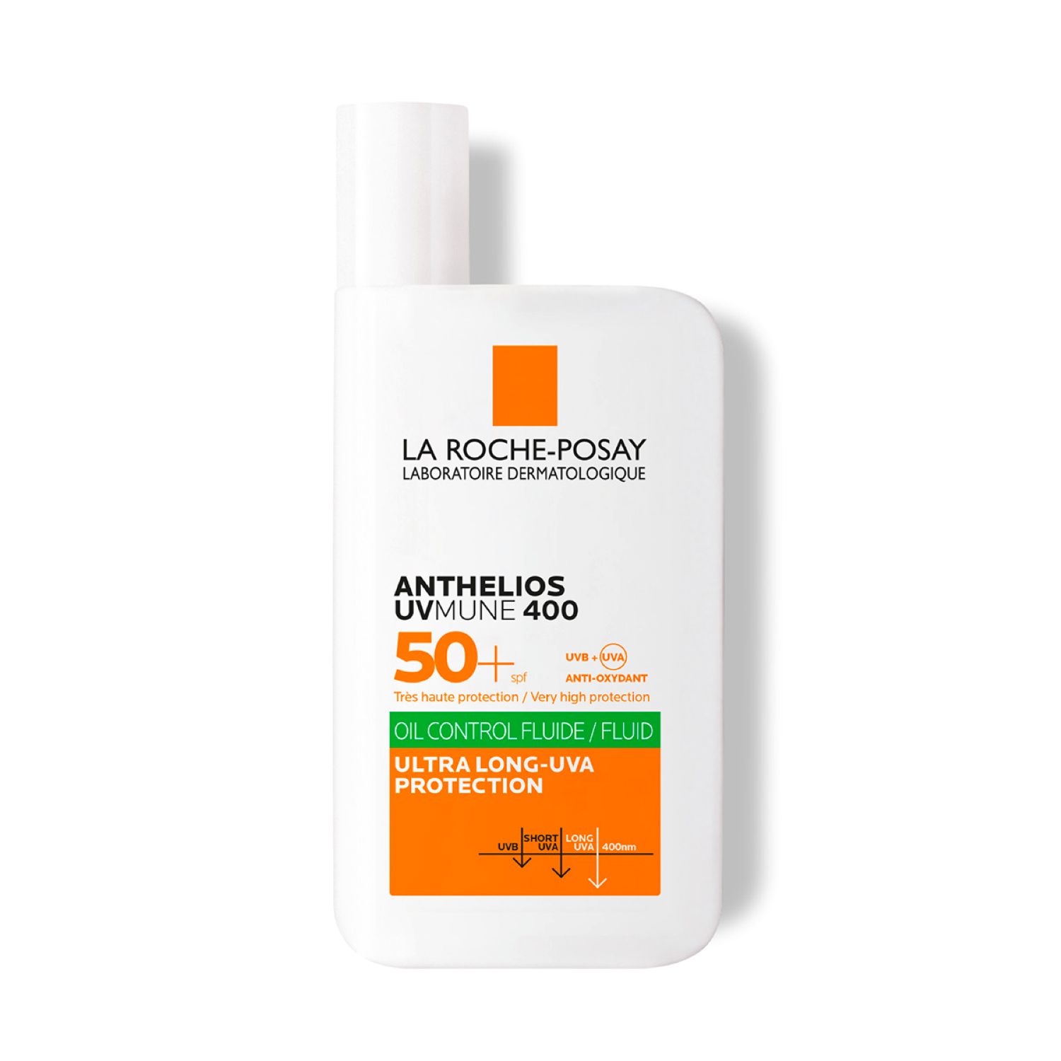 Anthelios UVMune 400 Oil Control fluid za mastno kožo ZF 50+ – La Roche-Posay, 50 ml