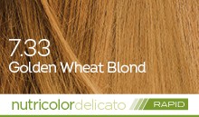 BioKap Nutricolor Delicato Rapid 7.33 barva za lase (10 minut) – pšenično blond, 135 ml