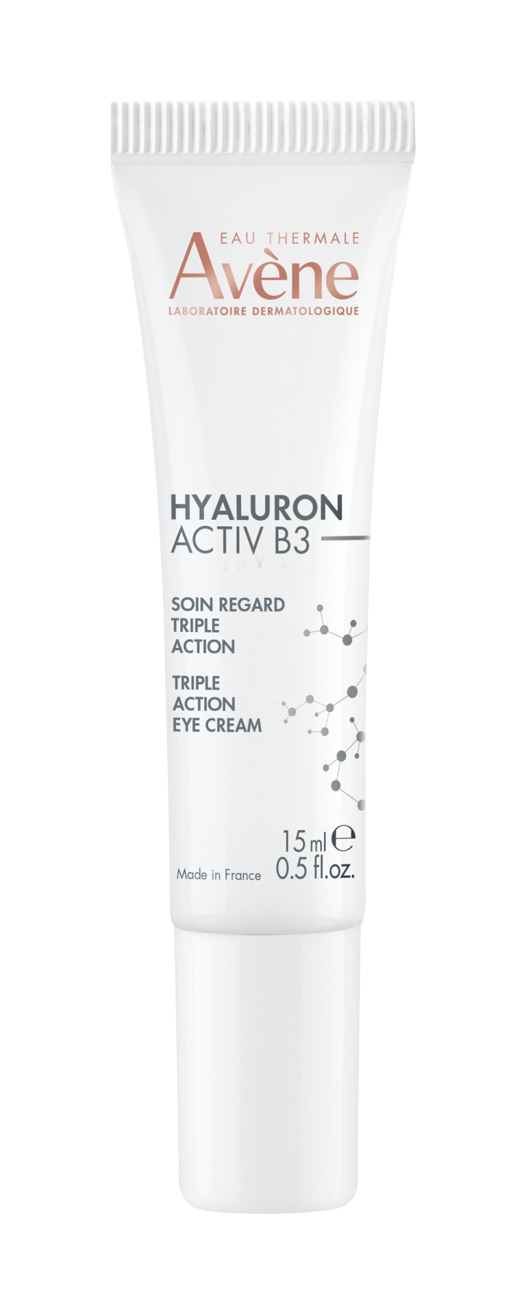 Avène Hyaluron Activ B3 trojna korektivna krema za predel okoli oči, 15 ml