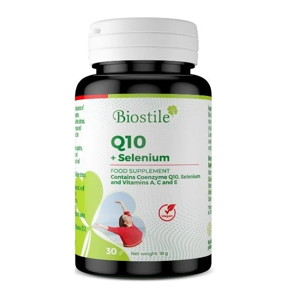Biostile Q10 + Selenium kapsule, 30 kapsul