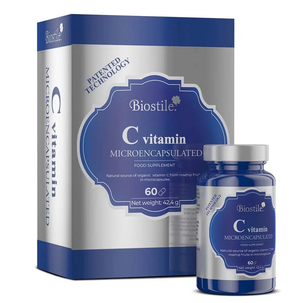 Biostile C vitamin MICROENCAPSULATED kapsule, 60 kapsul