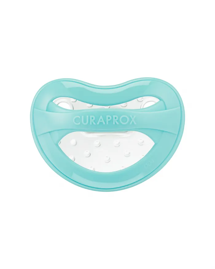 Curaprox Baby duda, velikost 0 (od rojstva) – turkizna, 1 duda
