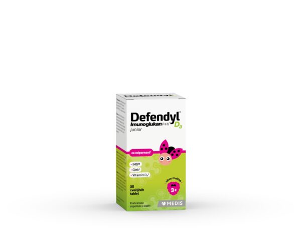 Defendyl-Imunoglukan P4H D3 žvečljive tablete, 30 tablet