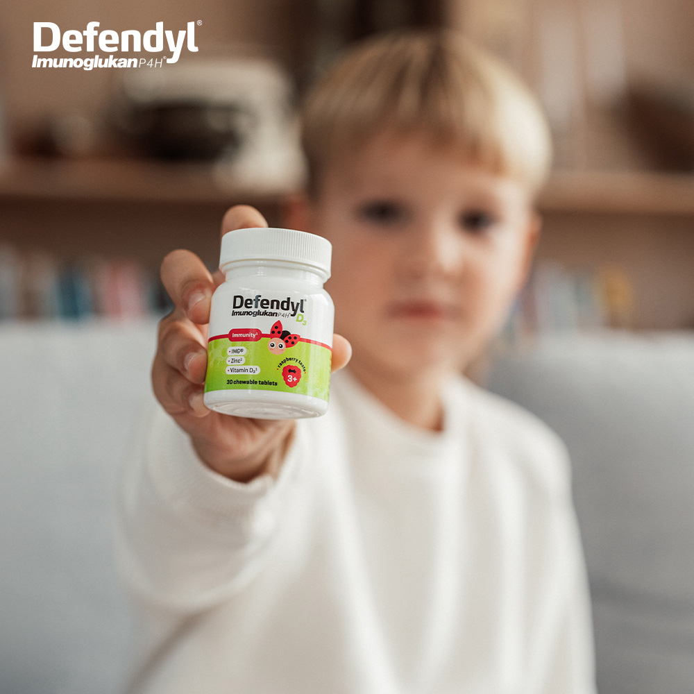 Defendyl-Imunoglukan P4H D3 žvečljive tablete, 30 tablet