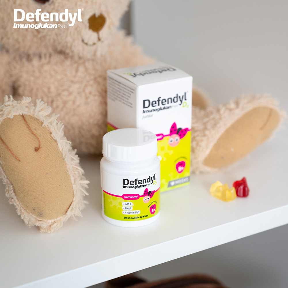 Defendyl-Imunoglukan P4H D3 žvečljive tablete, 30 tablet