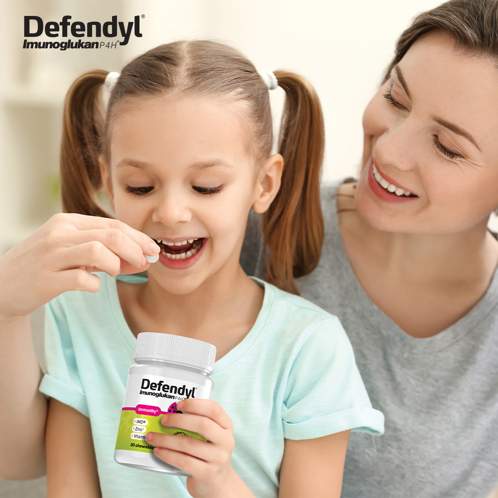 Defendyl-Imunoglukan P4H D3 žvečljive tablete, 30 tablet
