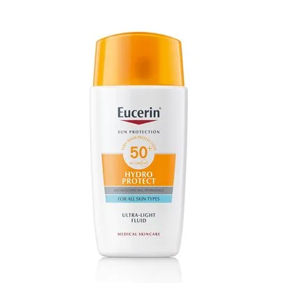 Eucerin Sun Hydro Protect Ultra izjemno lahek fluid za zaščito pred soncem ZF 50+, 50 ml