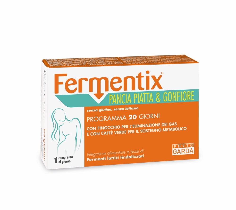Fermentix raven trebuh in napihnjenost tablete, 20 tablet