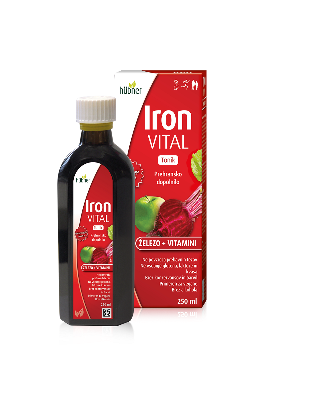 Iron Vital tonik z železom in vitamini, 250 ml