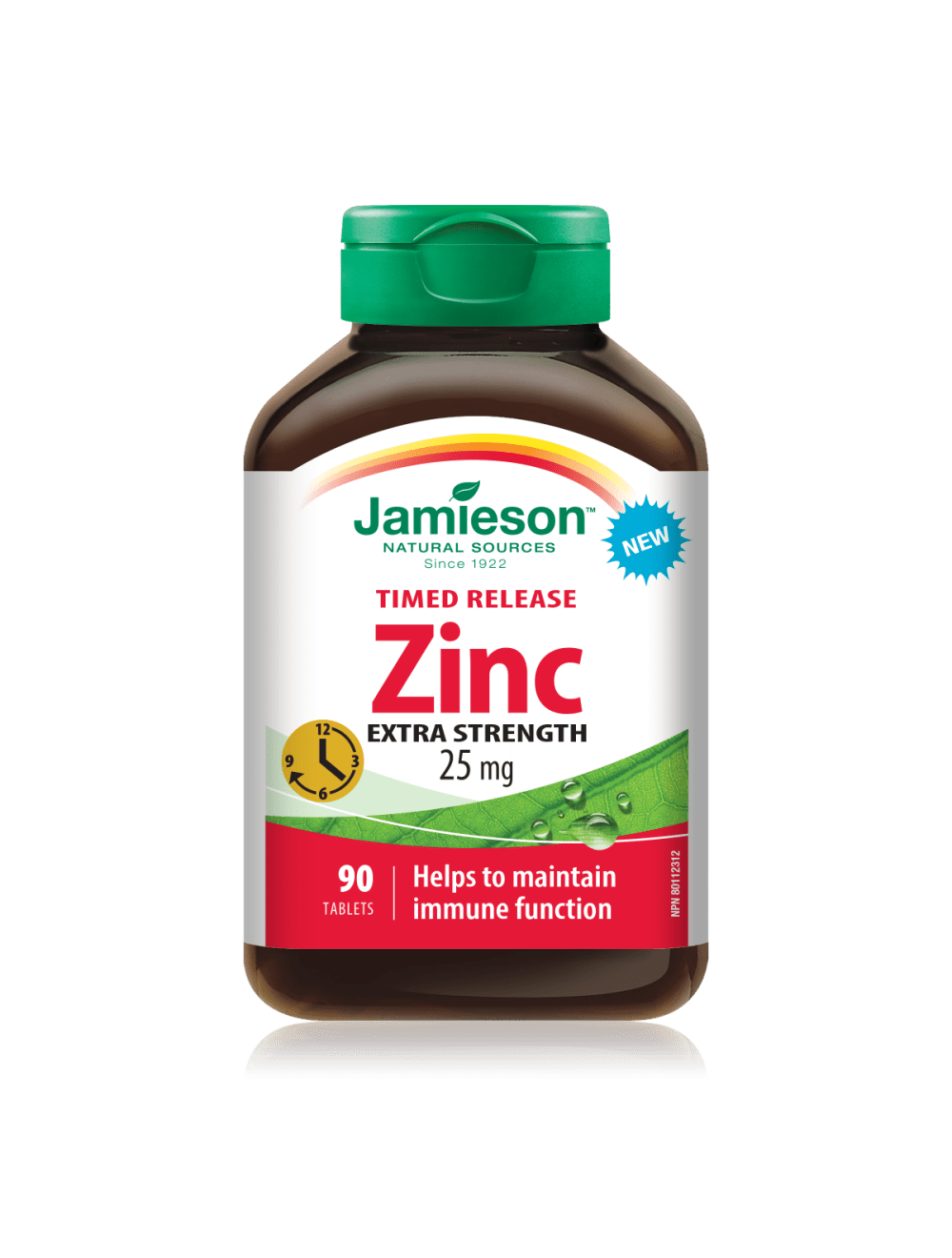 Jamieson Cink 25 mg tablete s podaljšanim sproščanjem, 90 tablet