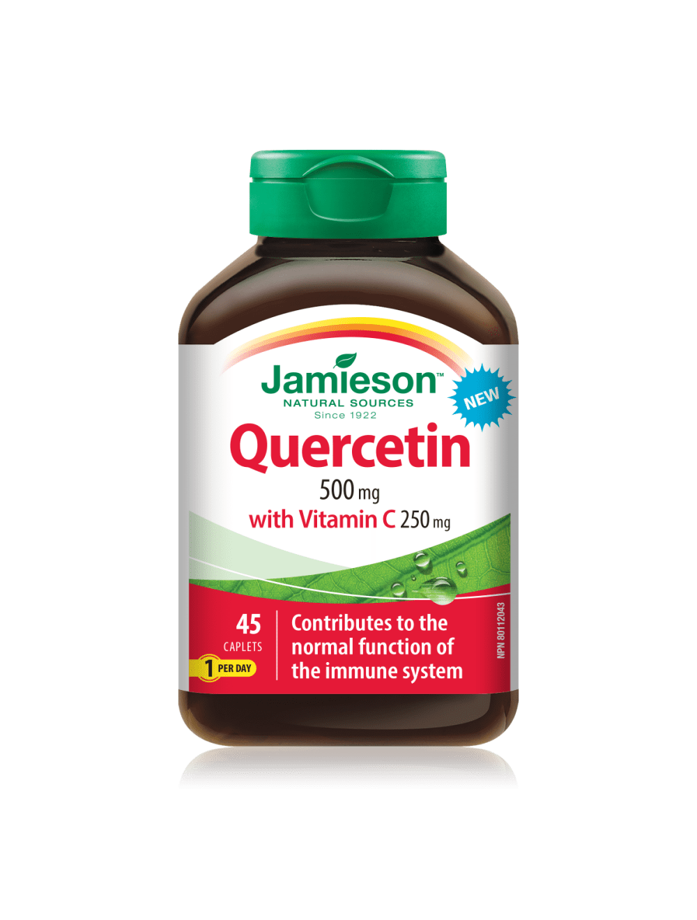 Jamieson Kvercetin 500 mg in vitamin C 250 mg tablete, 45 tablet