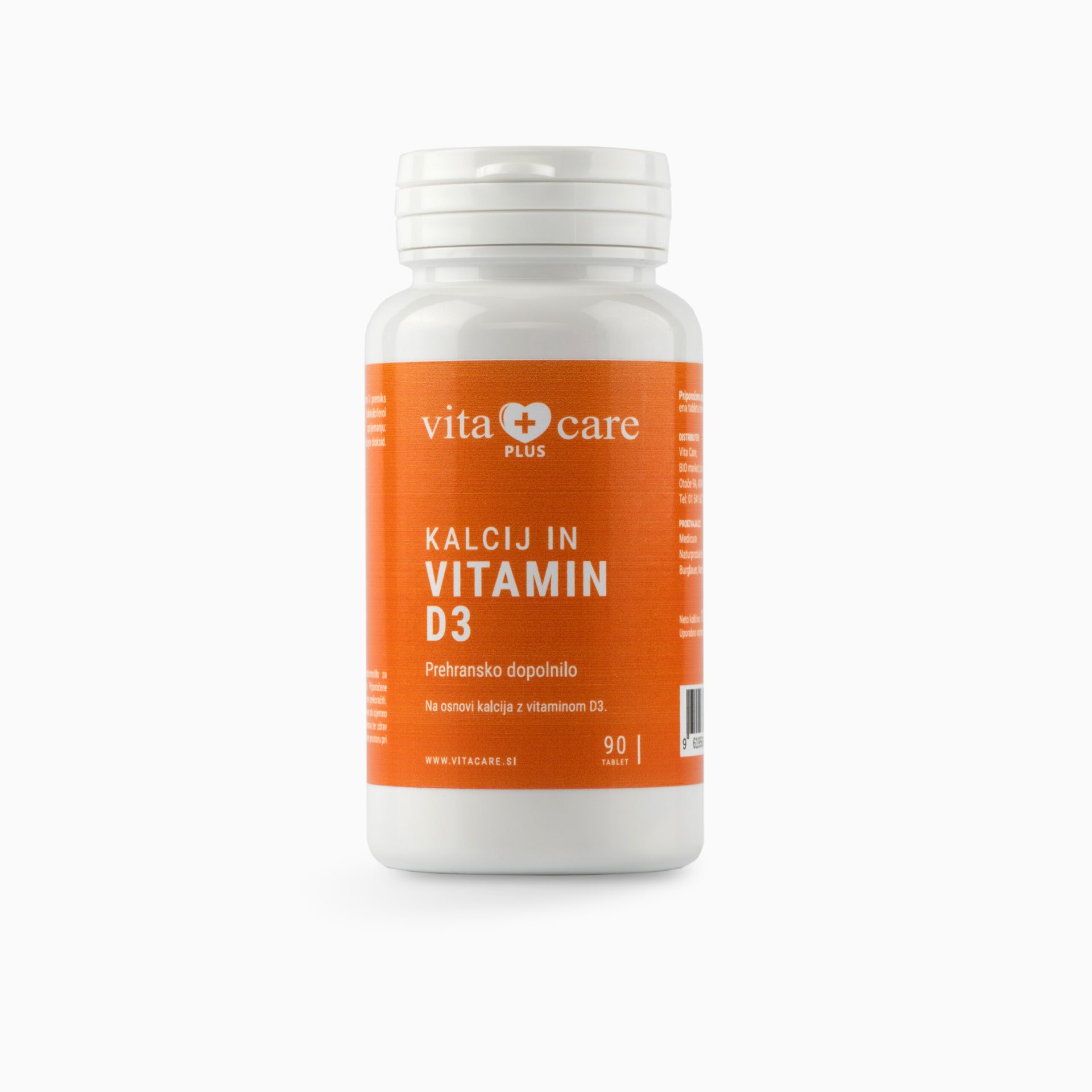 Vita Care Plus Kalcij in vitamin D3 tablete, 90 tablet