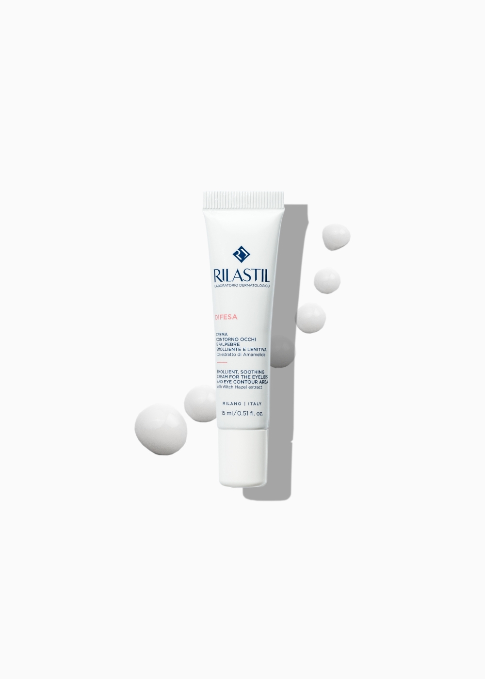 Rilastil Difesa krema za veke in predel okoli oči, 15 ml